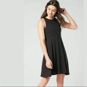ATHLETA Santorini Thera Dress Black Size Small